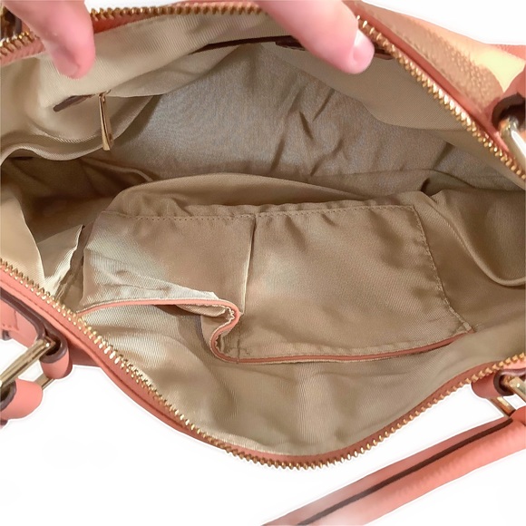 🏷NWT ORA DELPHINE Pink Leather Large Hobo Bag👜 - Picture 7 of 10